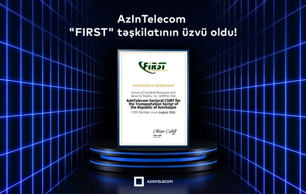 "AzInTelecom"un kibertəhlükəsizlik xidməti qlobal səviyyədə tanındı